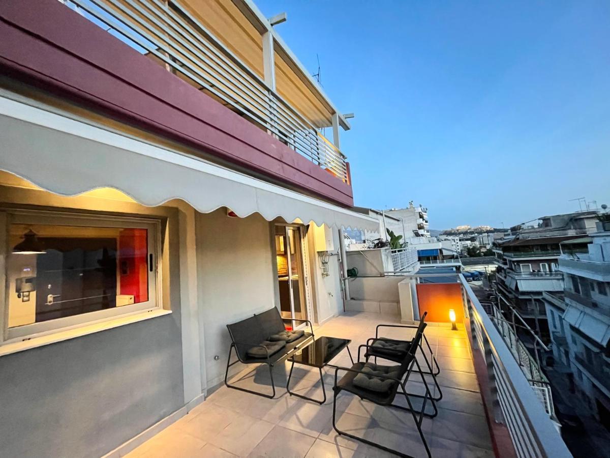Ferienwohnung Acropolis View 6Th Floor Penthouse Athen Exterior foto